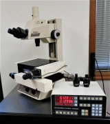 Nikon MM40 Toolmakers Measurement Microscope with 200x200mm precision stage