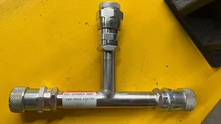 CTI Cryogenics 3918059G001 3/4" helium line splitter used