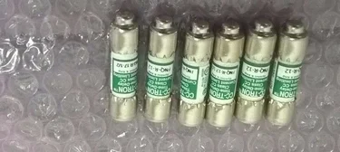 6 Bussmann FNQ-R-1 Fuse CC-Tron Time Delay 600 Volts AMAT 0910-01188 FNQR1 
