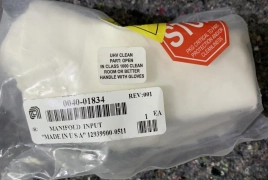 0040-01834, AMAT - MANIFOLD, INPUT, DXZ, FLUORINE GENERATOR