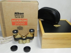 Nikon Mikron 2000 7x15 7Degree Binoculars Limited Edition Champagne Gold