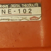 Nikon NE-102 Digital Theodolite with Case, Model NE-102, MPN NE-102