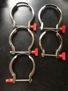 5 New BOC C105-17-401, NW50 KF 50 Clamp AMAT 3300-91571