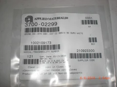 Applied Materails (AMAT) 3700-02299 ORING ID .074 CSD .037 CHEMRAZ 80 DURO WHT