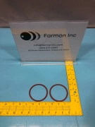 Lot of 2 AMAT 3700-01285 O-Ring, ID 2.734 CSD .139 Silicone 70 Duro, 195163