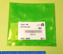  0060-35240 LABEL TIN Gas Panel Parts AMAT Clean Room Lot Of 5 #A6-29