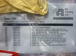 KIT, ELEC PVD CHAMBER Applied Materials; P/N 0240-20073