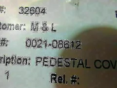 Applied Materials (AMAT) 0021-08612 PEDESTAL COVER SEMICONDUCTOR PARTÂ