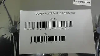 AMAT PLATE COVER,8" HEATER,DXZ,PATTERNED AL. NITRIDE, 0200-36631