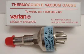 AMAT 3310-02012 Gauge TC 0.1 TO 2.5 TORR Octal Varian 0531 Vacuum Gauge