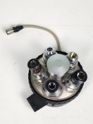 NIKON L-NU5A Microscope Turret & CORRECT LWD M PLAN 0.42 0.52 0.25 lens