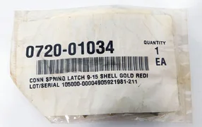 AMAT Applied Materials 0720-01034 Conn Spring Latch 9-15 Shell Gold Redi
