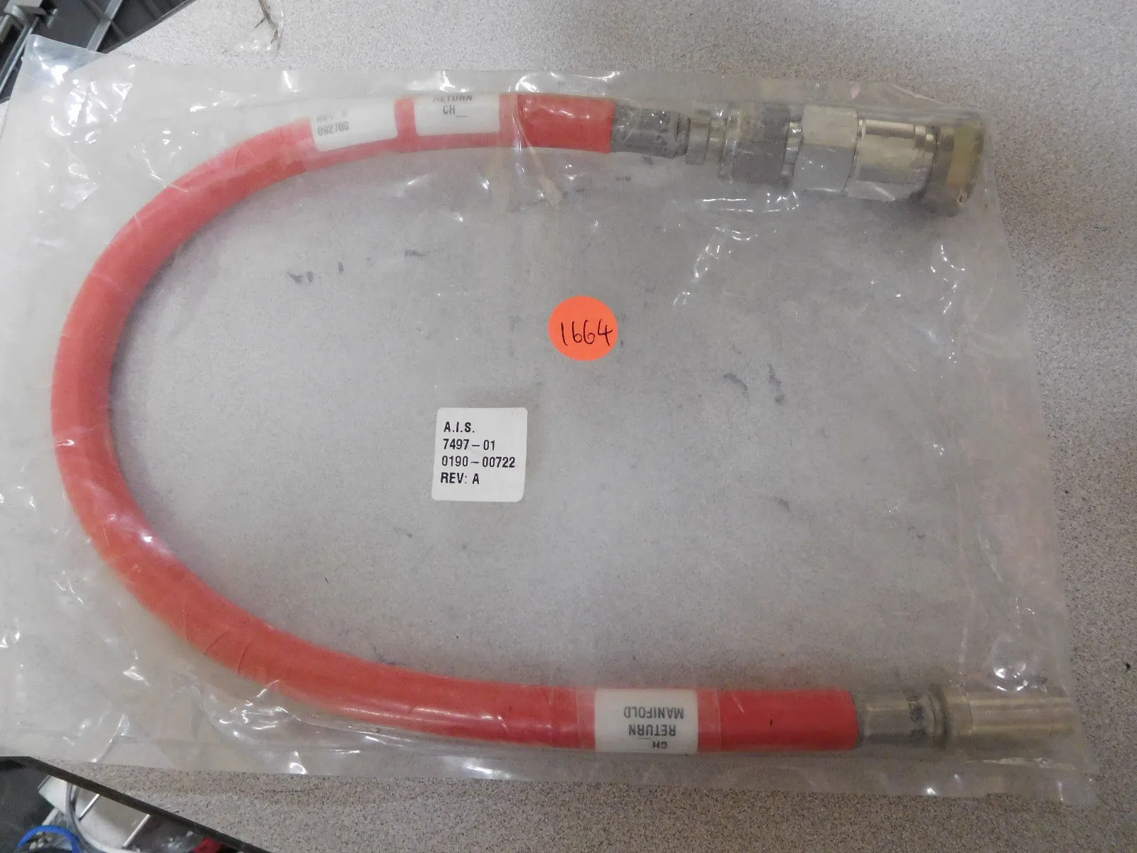 New 0190-18404 Details about   Applied Materials Valin Assembly Hose Turbo RT to Mag Head 