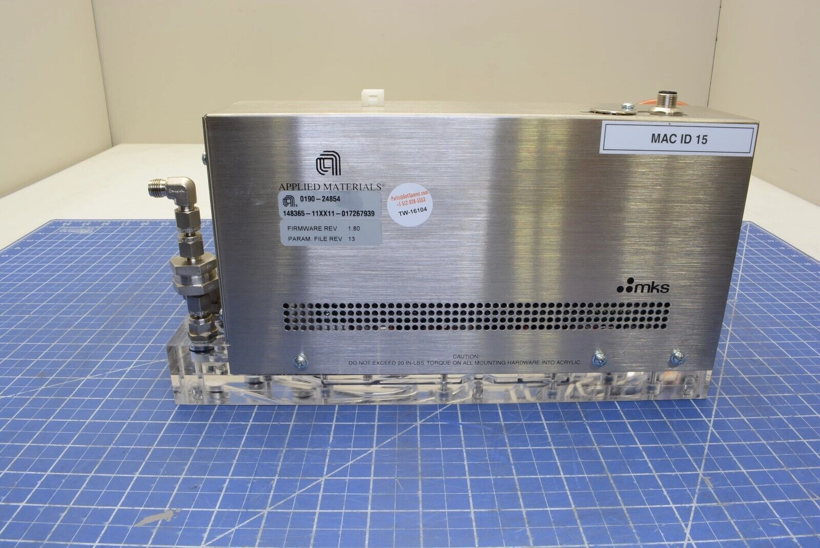 0190-24854 / MKS REV1.8 G4 PLUS 4-PORT UPA 300MM REFL / APPLIED MATERIALS AMAT