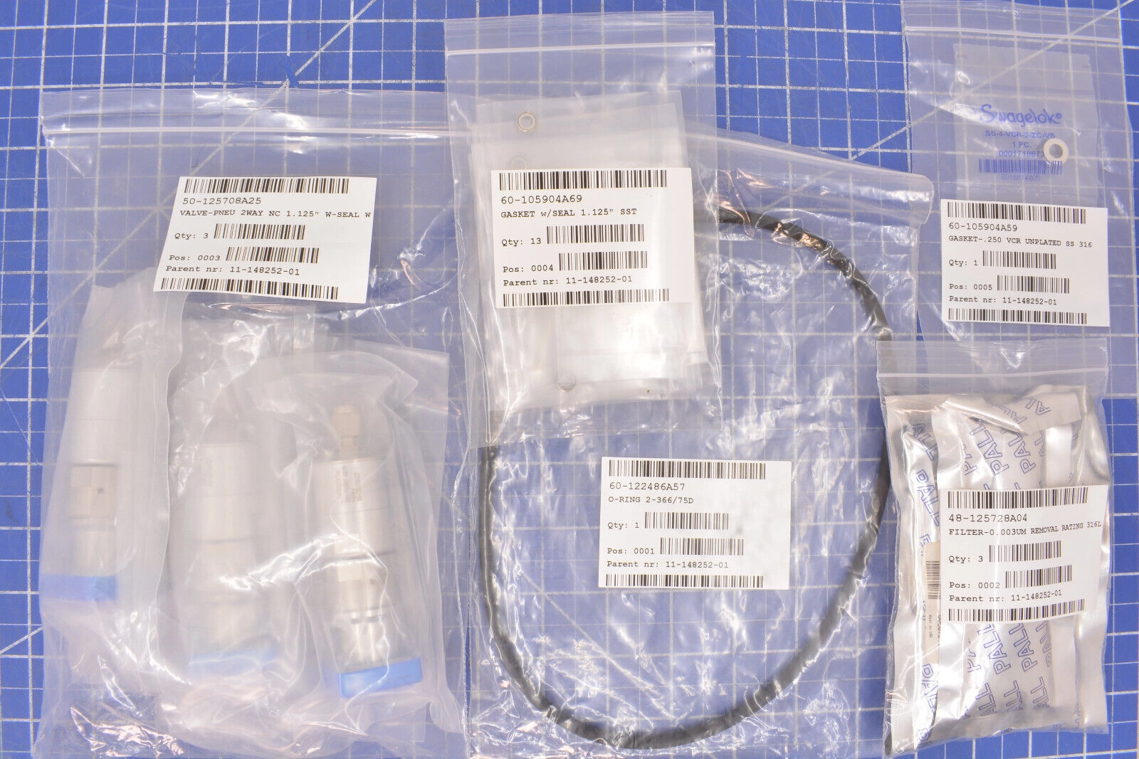 11-148252-01 / SPARES-VESSE; REBUILD KIT LPV / ASM