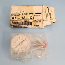 176-0202 AMAT APPLIED 3310-01231 GAUGE PRESS 2" 30-0-30PSI 1/4VCR-F STEM [NEW]