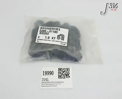 19990 APPLIED MATERIALS GROMRND 3/8IDX1GRV-ODX1/16WX7/16THK ARMY NEW 3360-01180