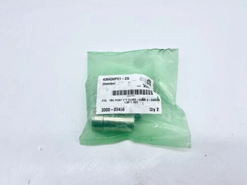 2PCS Applied Materials AMAT 3300-03456 FTG TBG PORT 1"T CLOSE CONN 2-SWGLK