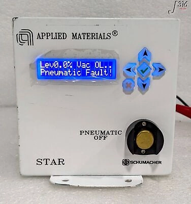 34118 APPLIED MATERIALS SCHUMACHER CFAC PNEU CTLR, P/N: 10-0415 0190-15779