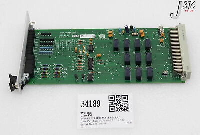 34189 APPLIED MATERIALS PCB ASSY, TOWER I/F (CCT), 300MM ENDURA II 0100-01944