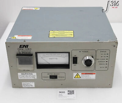 34265 ENI RF GENERATOR, 13.56MHZ 1250W AMAT 0920-01061 OEM-12B3-08