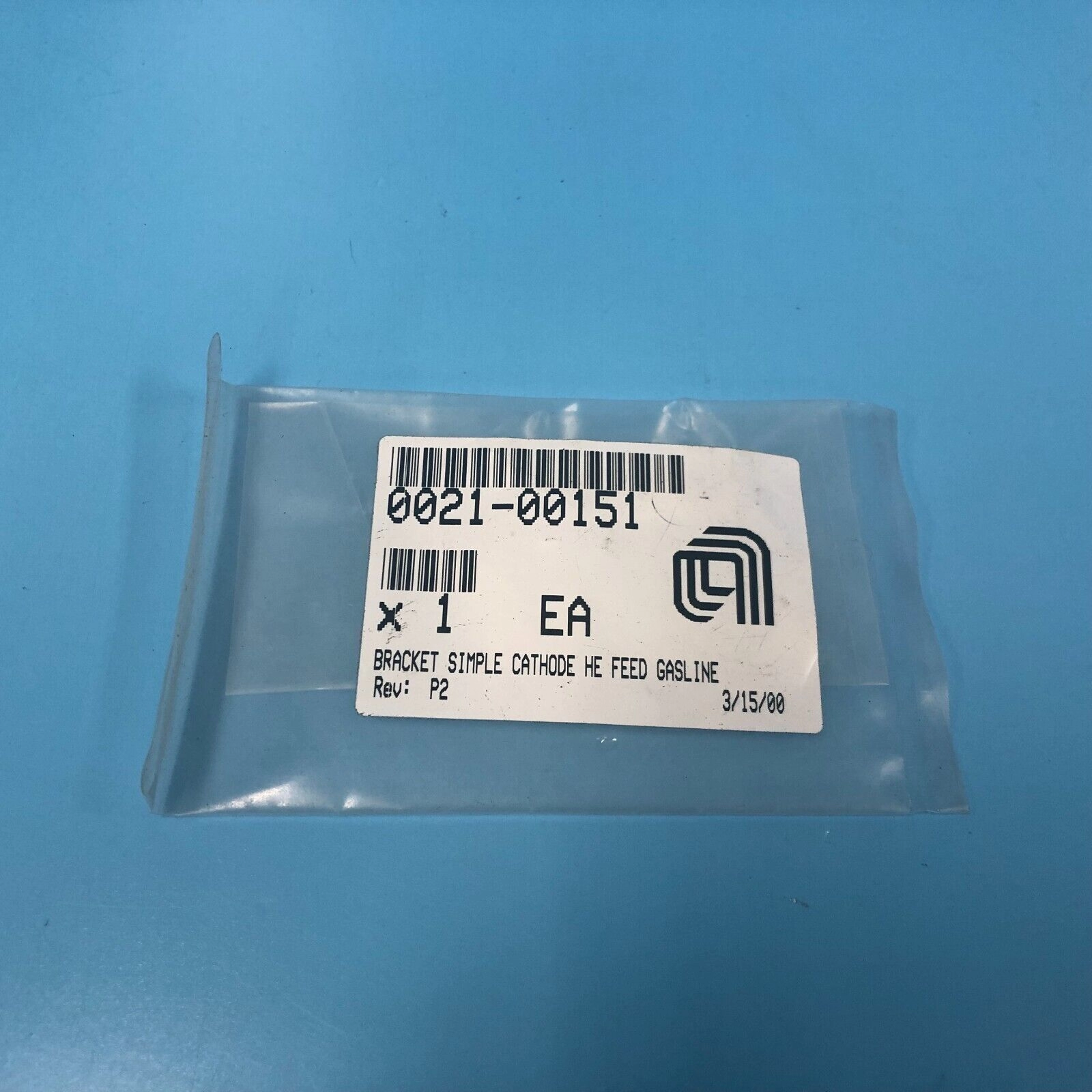 344-0101 AMAT APPLIED 0021-00151 BRACKET, SIMPLE CATHODE HE FEE [NEW]