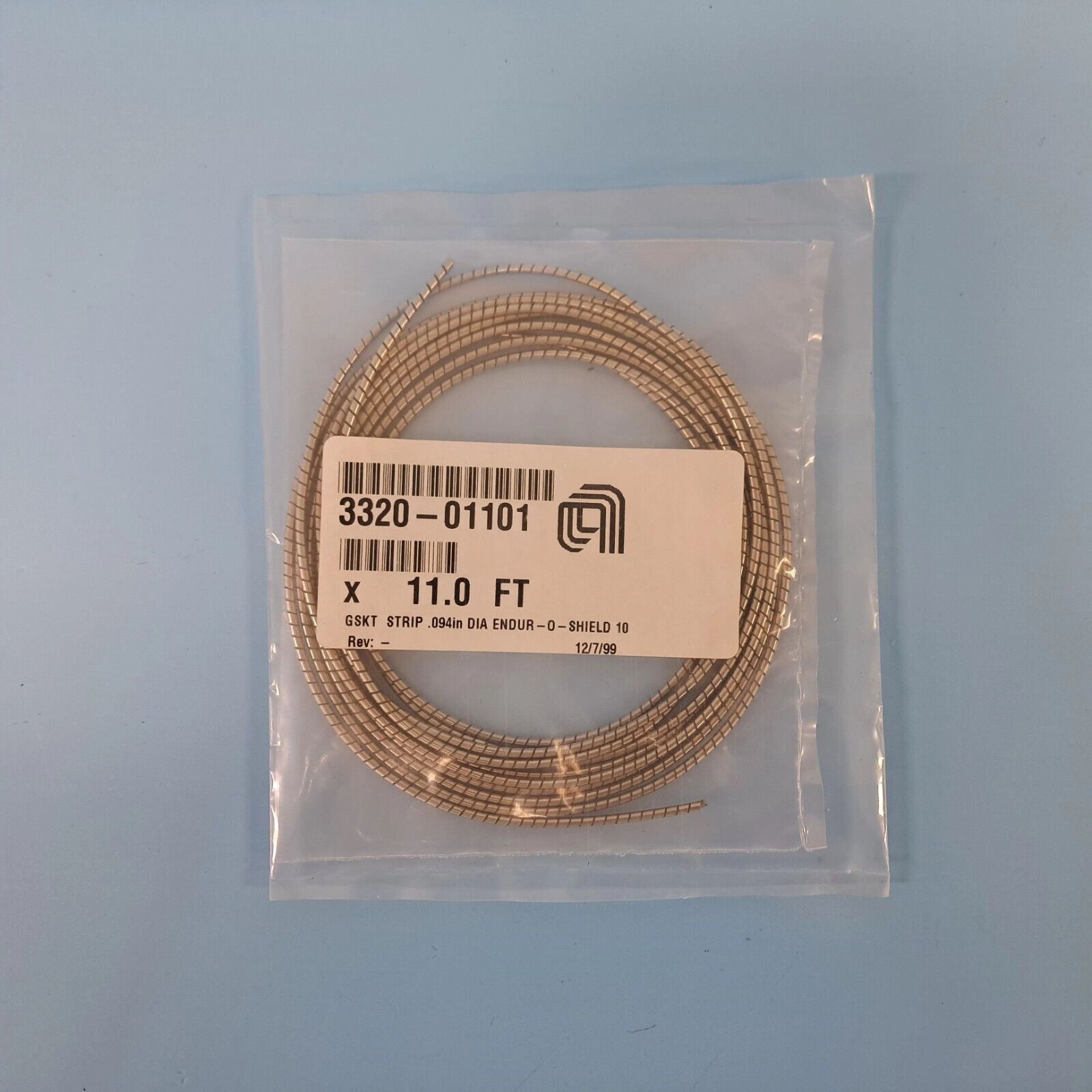 344-0402 AMAT APPLIED 3320-01101 GSKT STRIP .094 DIA ENDUR-O-S [NEW]