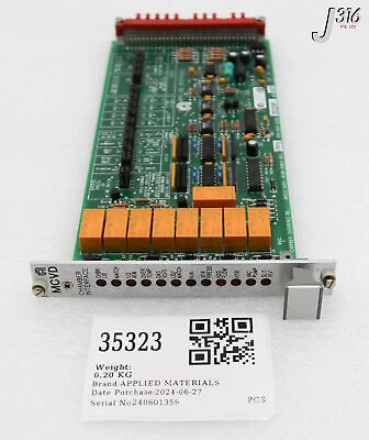 35323 APPLIED MATERIALS PCB, ASSY, MCVD CHMBR I/F, AMAT 0100-35054 0190-35208