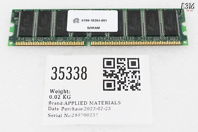 35338 APPLIED MATERIALS PROMOS, SDRAM DDR-400MHZ-CL3, 512MB 0190-18384