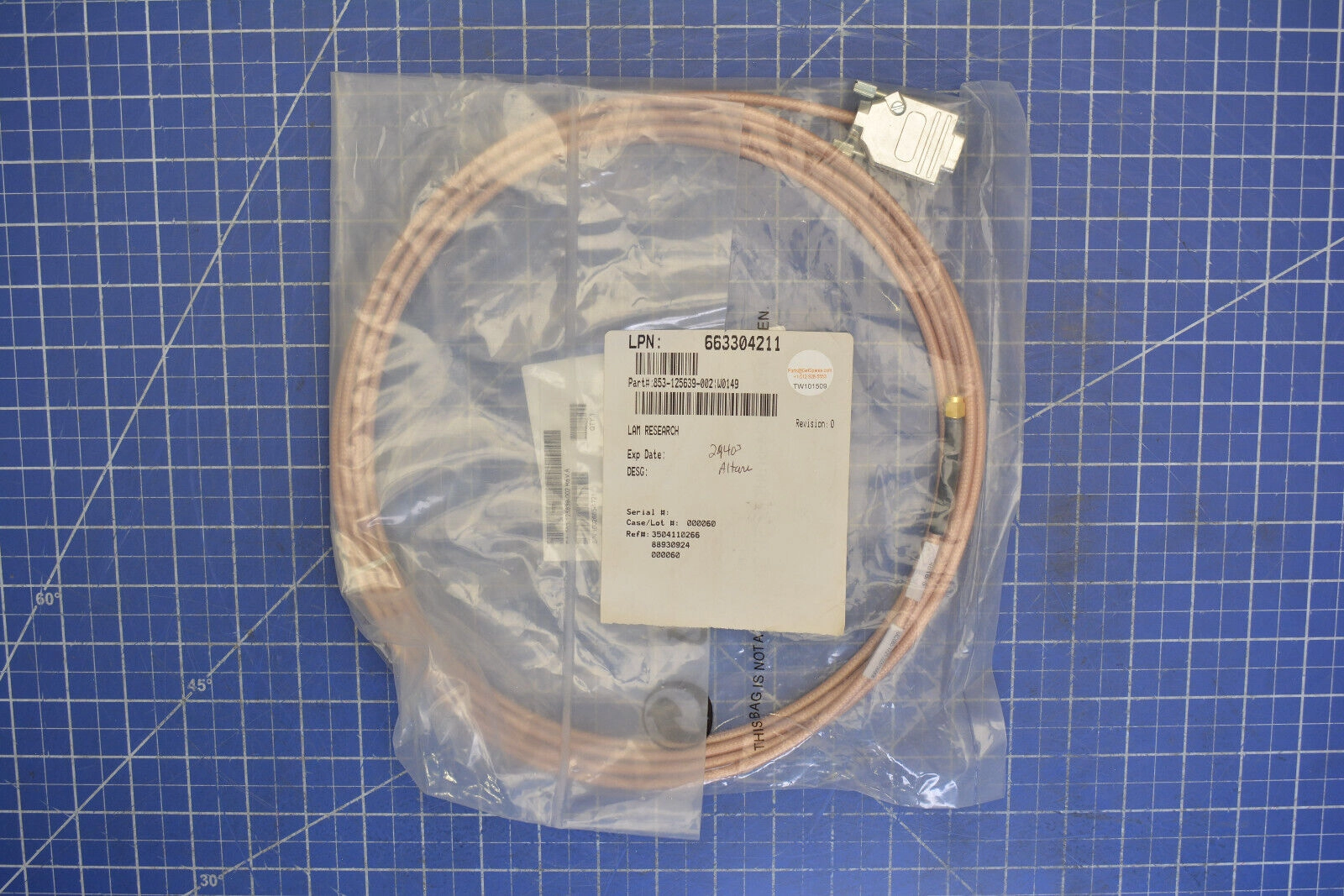 853-125639-002 / CABLE, ASSY SIG SYNCH SMPL AND HOLD TO OES / LAM RESEARCH