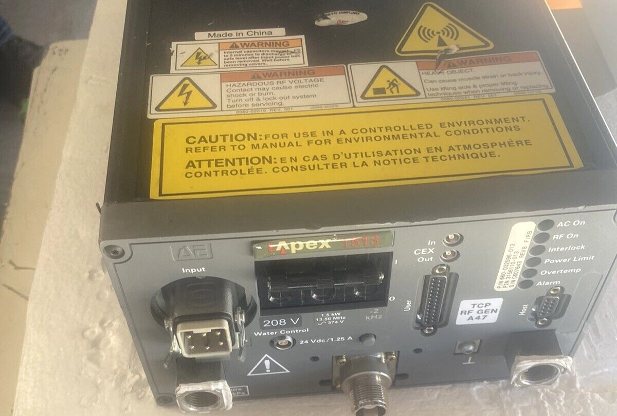 ADVANCED ENERGY P/N: APEX 1513 RF GENERATOR 