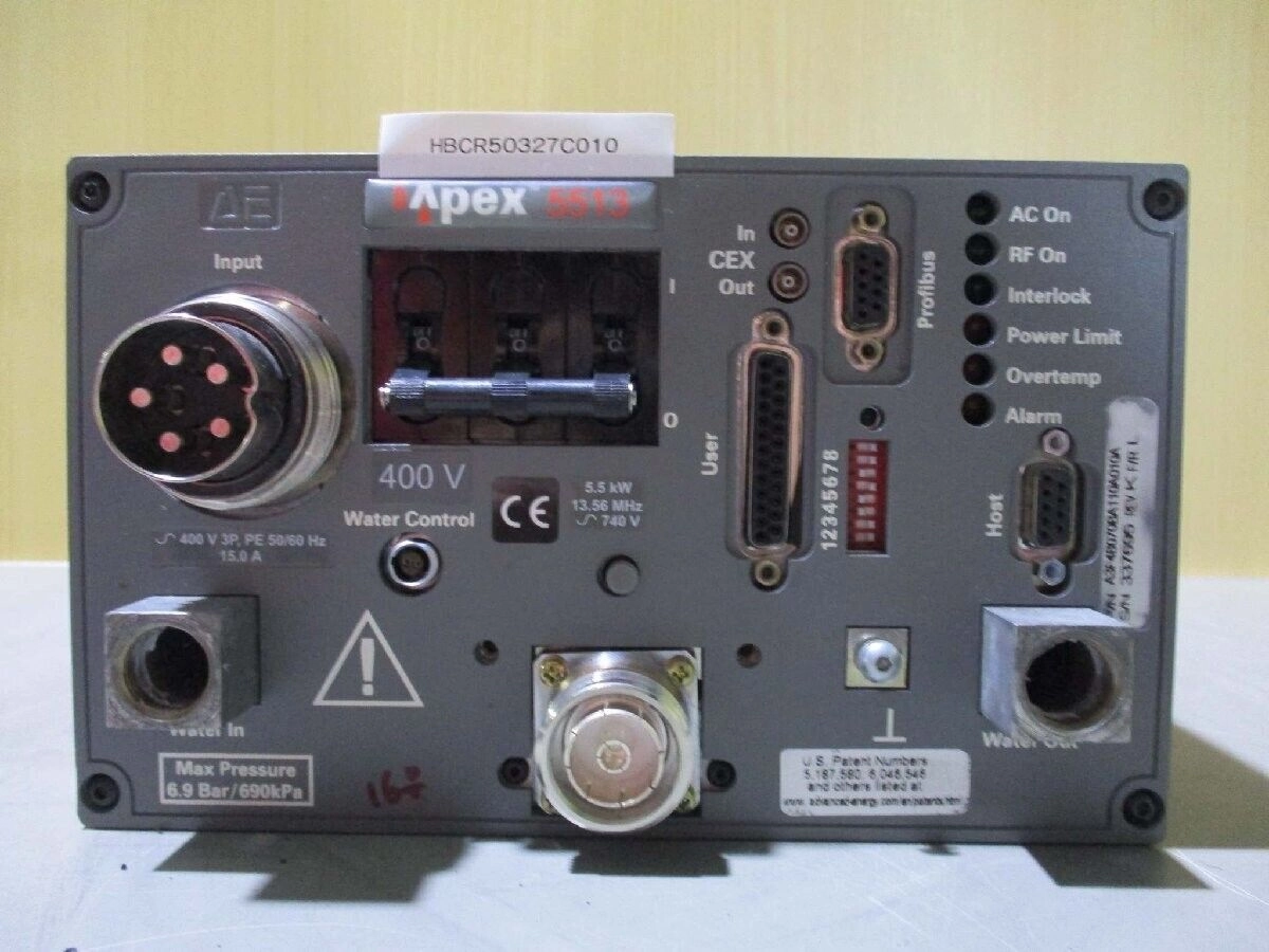 AE Apex 5513 Advanced Energy High Frequency Generator from Japan used F/S