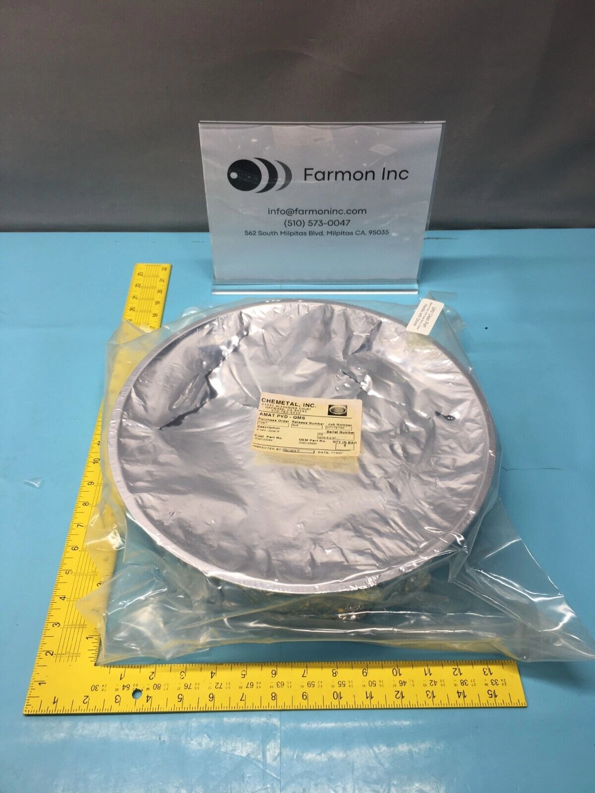 AMAT 0020-23584 Shield, Upper, 8", 128797