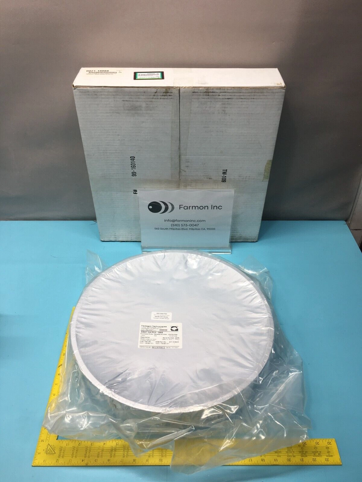 AMAT 0021-18088 SHIELD, LOWER, LO-COND, 300MM PVD, TIN/N, 147596