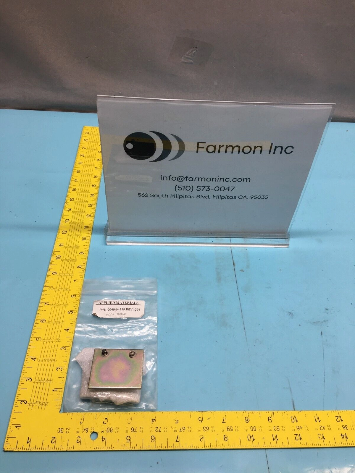 AMAT 0040-04339 PLATE, COVER FAN ENCLOSURE, 146504