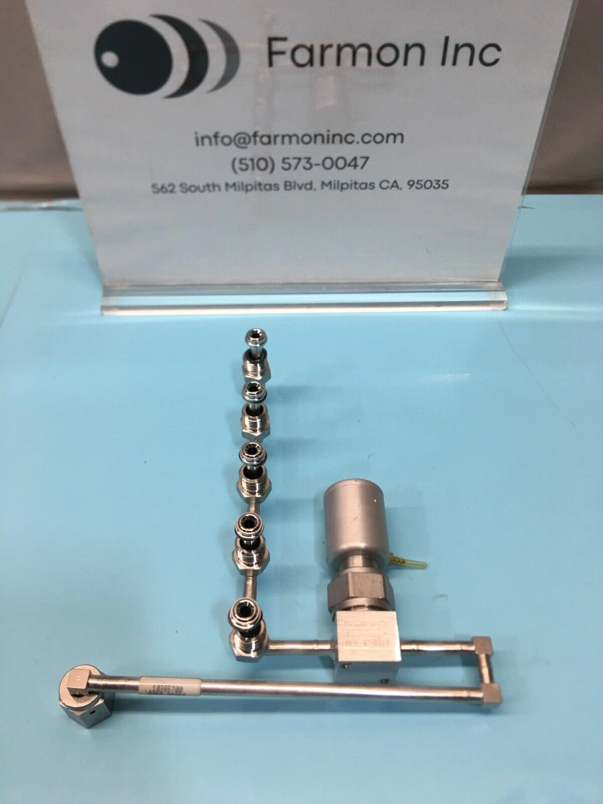 AMAT 0050-09388 WELDMENT MANIFOLD SINGLE-VALVE 5 LINE NUPRO 6LV-BNBW4-C , 161629