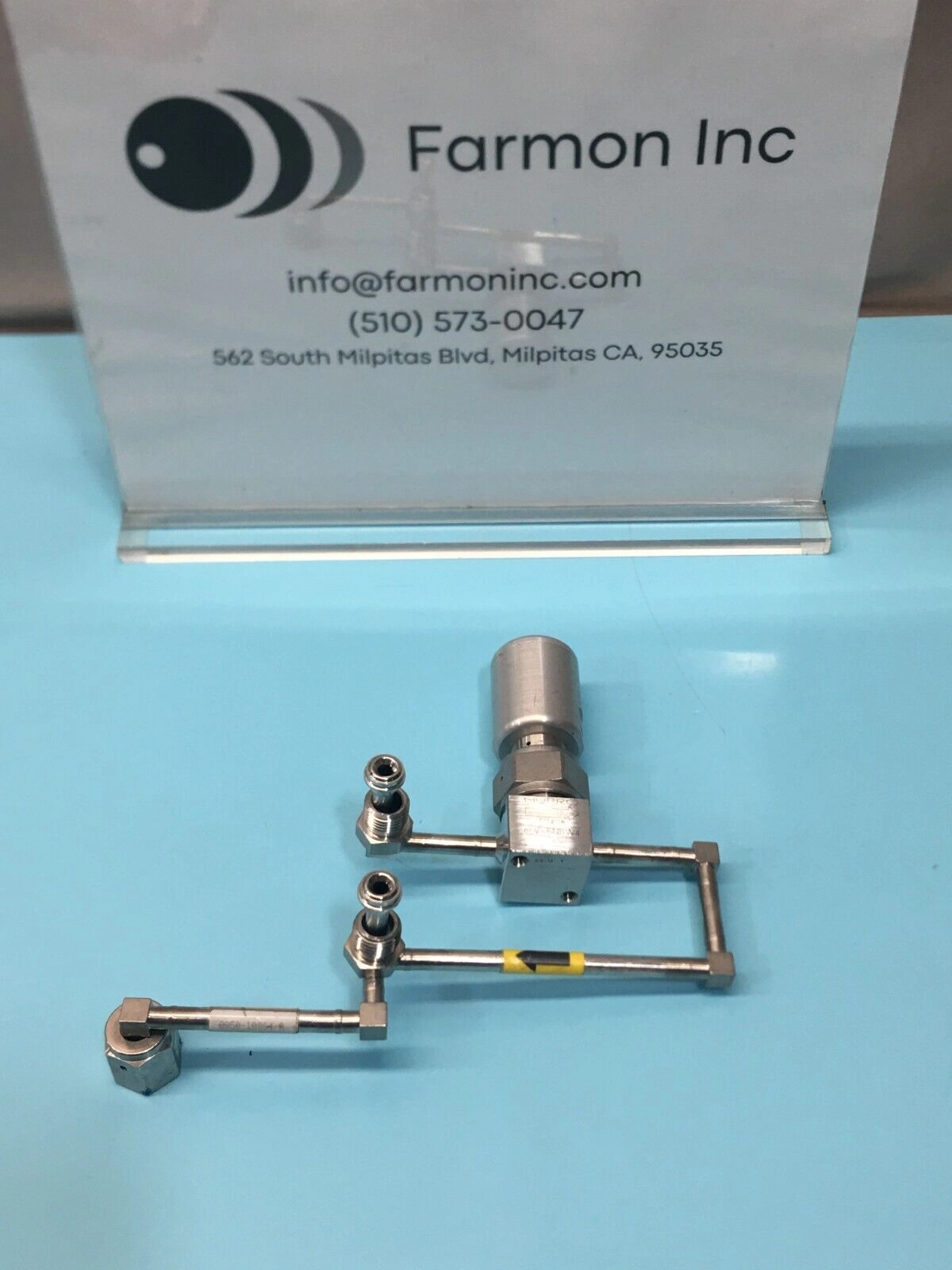 AMAT 0050-10864 Weldment Manifold Single Valve, SACVD, Nupro 6LV-BNBW4-C, 173268