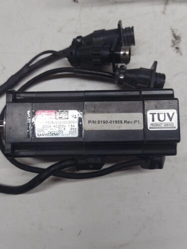 AMAT 0090-00655 SANYO DENKI P50B05020DCS00M SUPER AC SERVOMOTOR, LOOKS UNUSED 