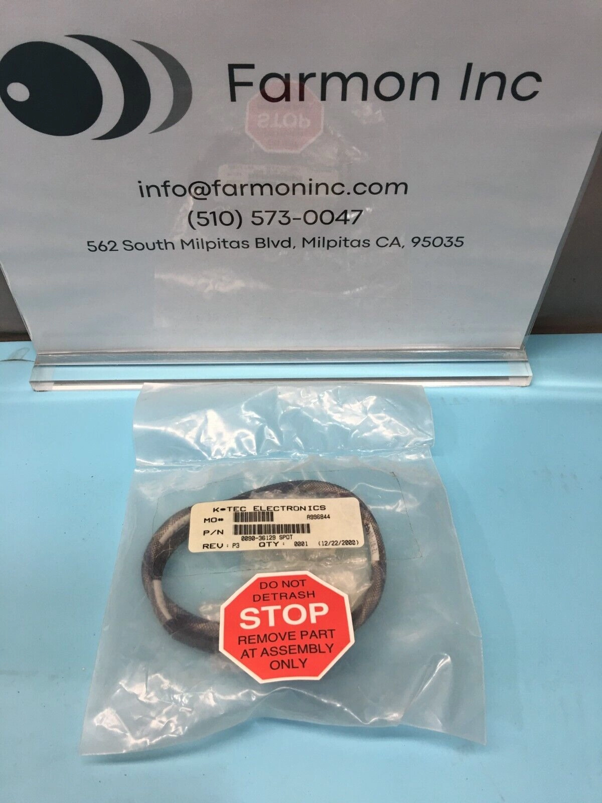 AMAT 0090-36129 ASSY, SENSOR-AMP/TEMP INTERLOCK, 138607