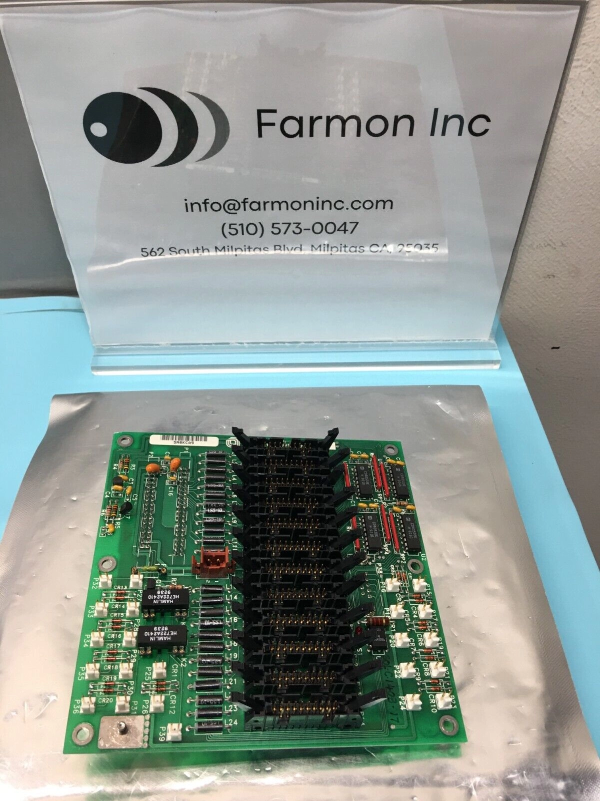 AMAT 0100-09153 GAS PANEL BOARD, PCB, FAB 0110-09153, 124804