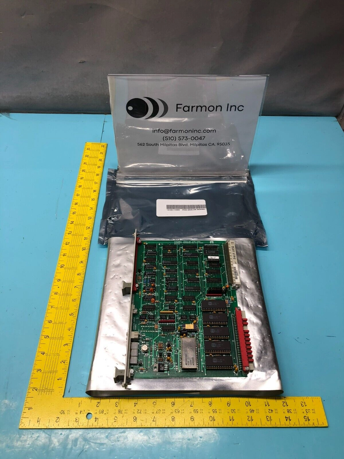 AMAT 0100-11000 Analog Input Board, PCB, 0130-11000, FAB 0110-11000, 150208