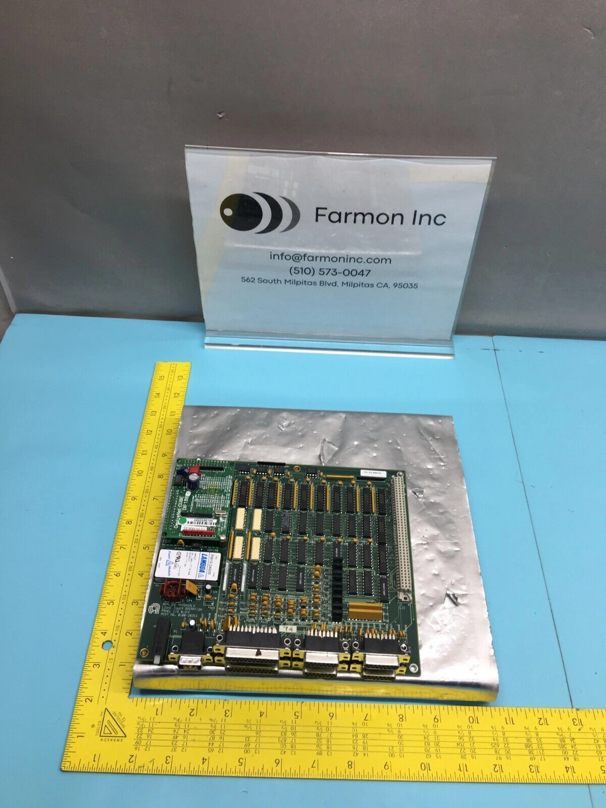 AMAT 0100-20353 Light Tower Operation Panel I/O Block PCB Board, 137505