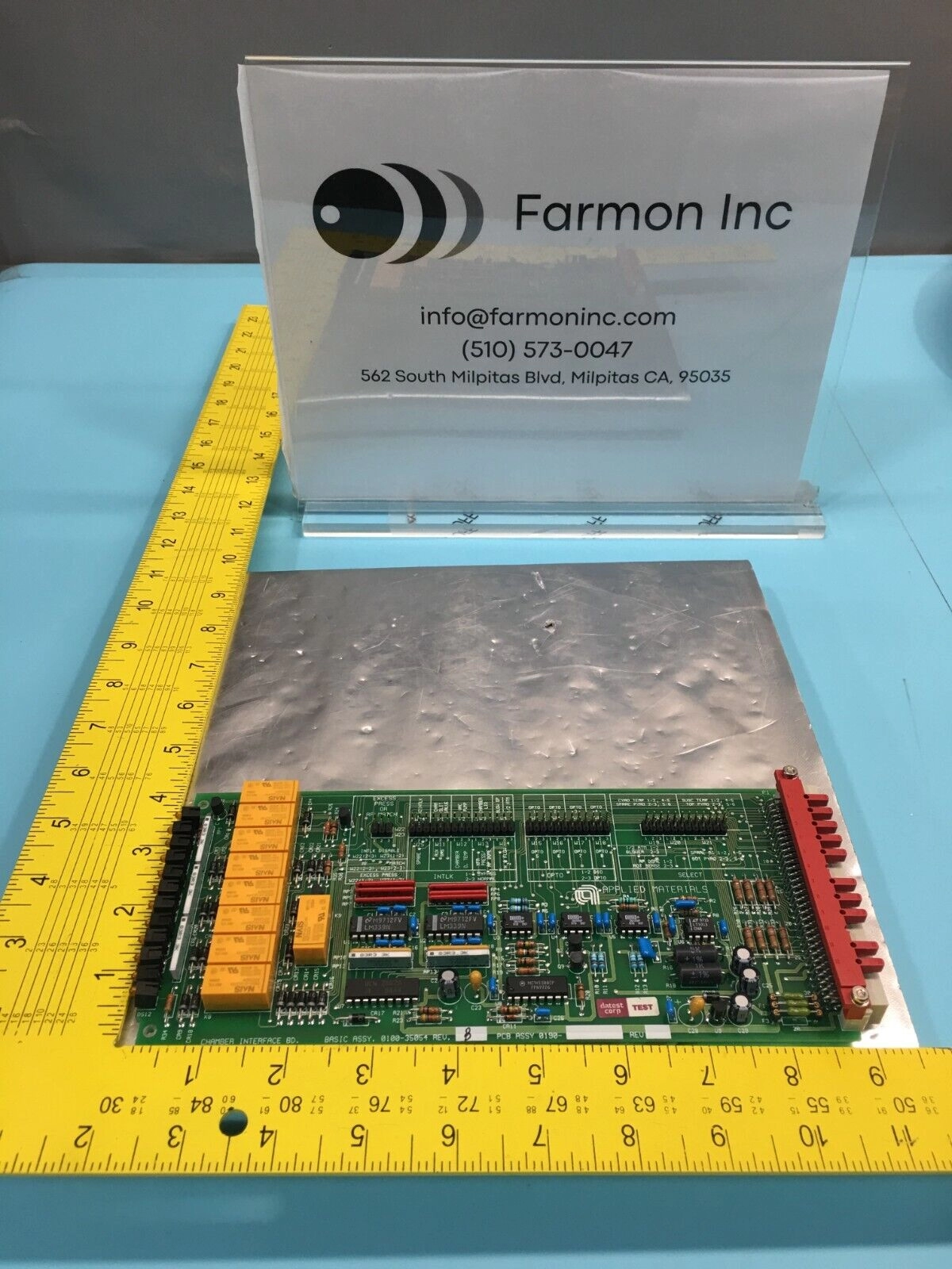 AMAT 0100-35054 Chamber Interface Board, PCB, FAB 0110-35054, 130011