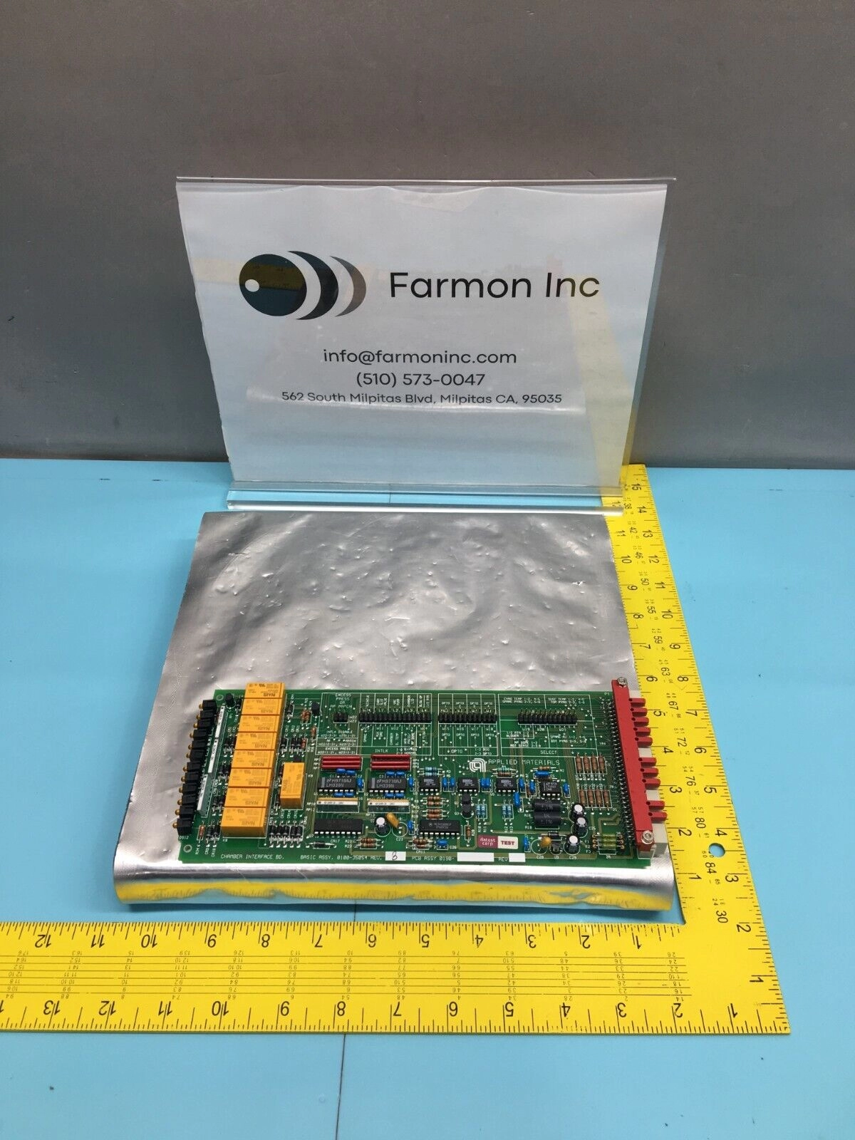 AMAT 0100-35054 Chamber Interface Board, PCB, FAB 0110-35054, 130030