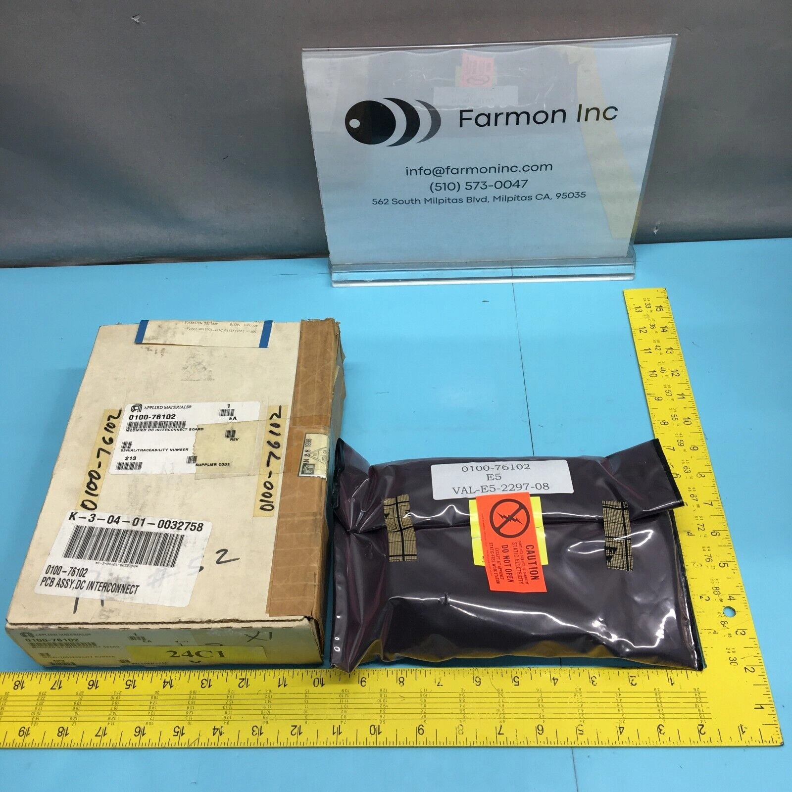 AMAT 0100-76012 HDP Chamber Interface PCB Card, 146996