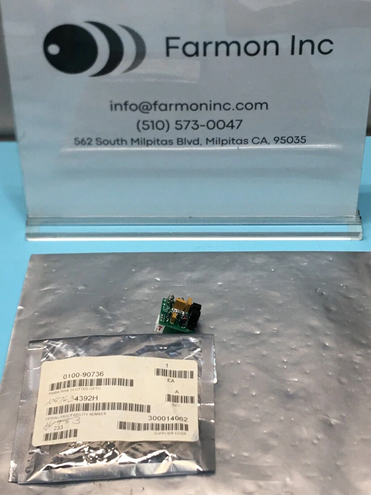 AMAT 0100-90736 PWBA PWB SLOTTED OPTO, 172726