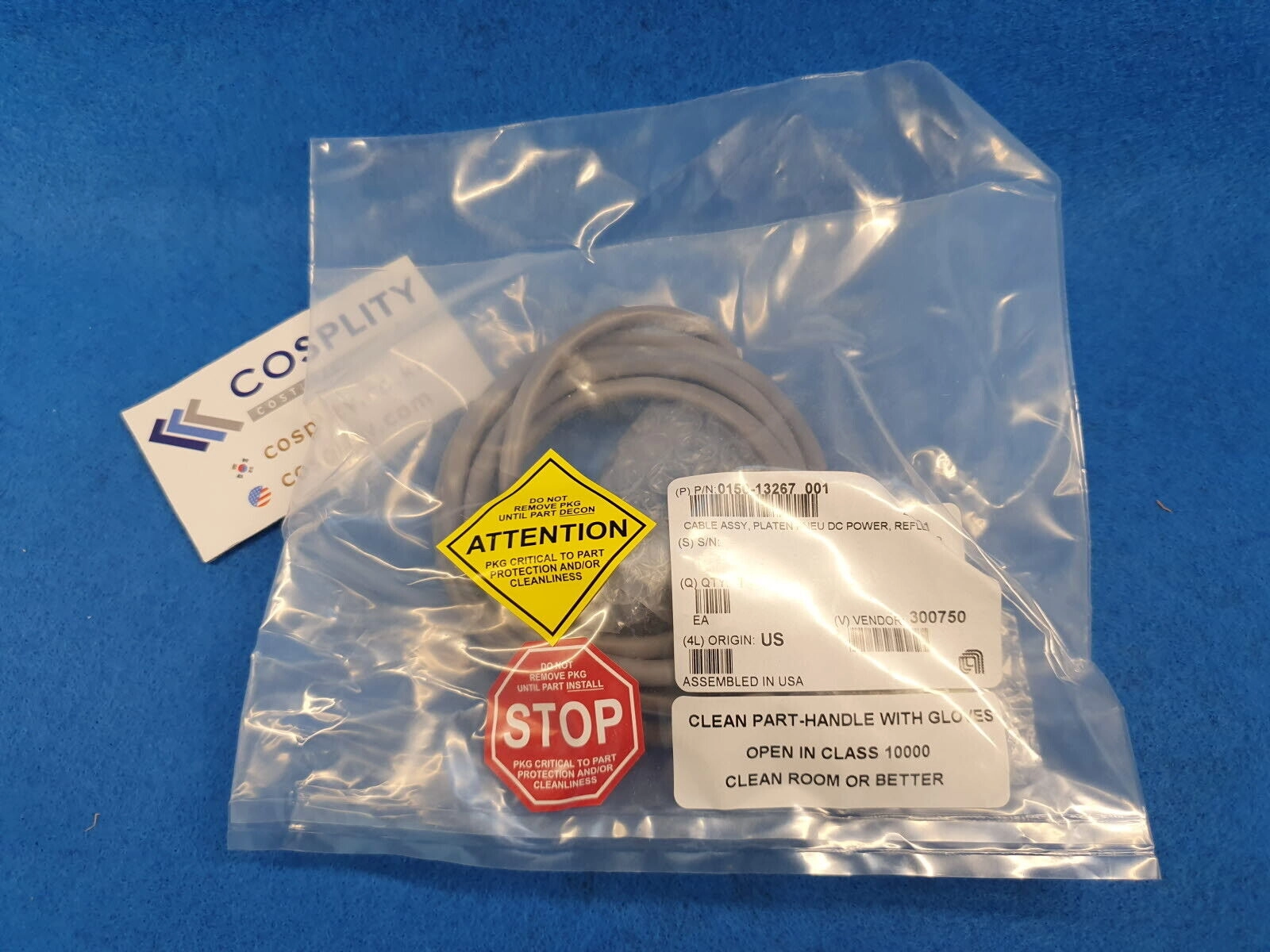 AMAT 0150-13267 CABLE ASSY, PLATEN PNEU DC POWER, REFLEXION LK CONTROLLER