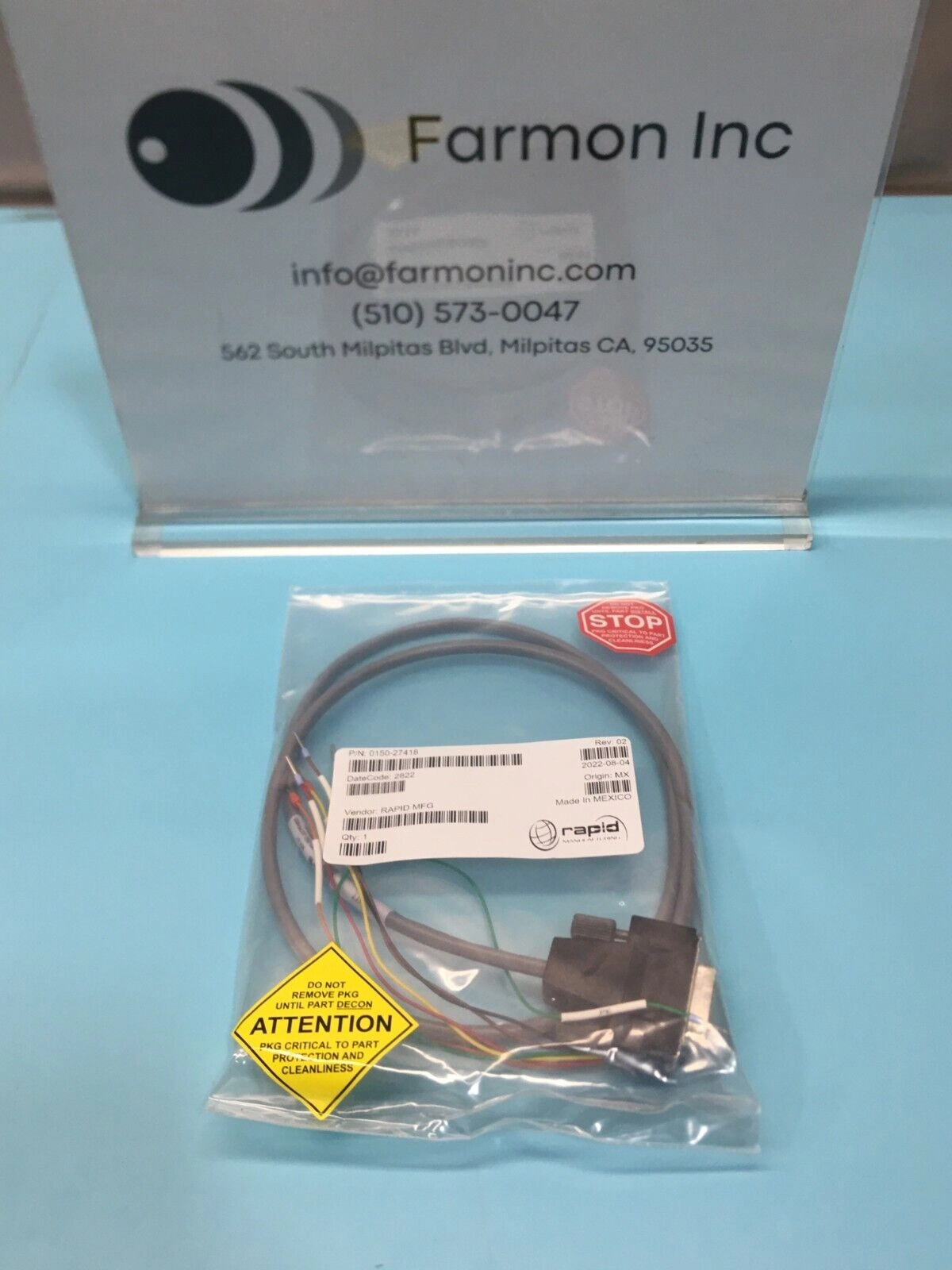 AMAT 0150-27418 Cable Assy FFU LED Cable Common 2WIDE, 166206