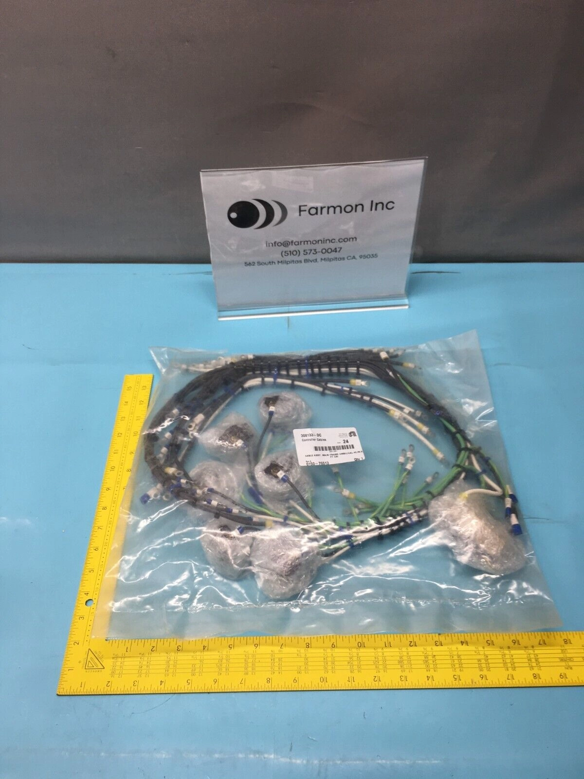 AMAT 0150-76513 CABLE ASSY, MAIN FRAME UMBILICAL #2,25.5, 131868