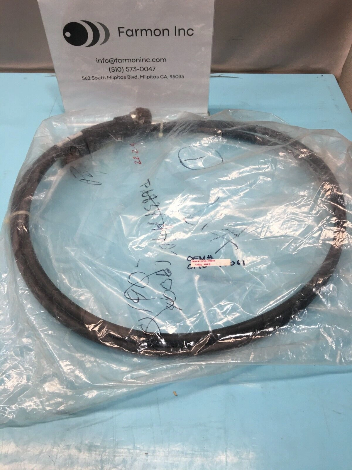 AMAT 0190-40061 CABLE ASSY, RF MATCH TO CHAMBER SOURCE, CHMBER, 159419